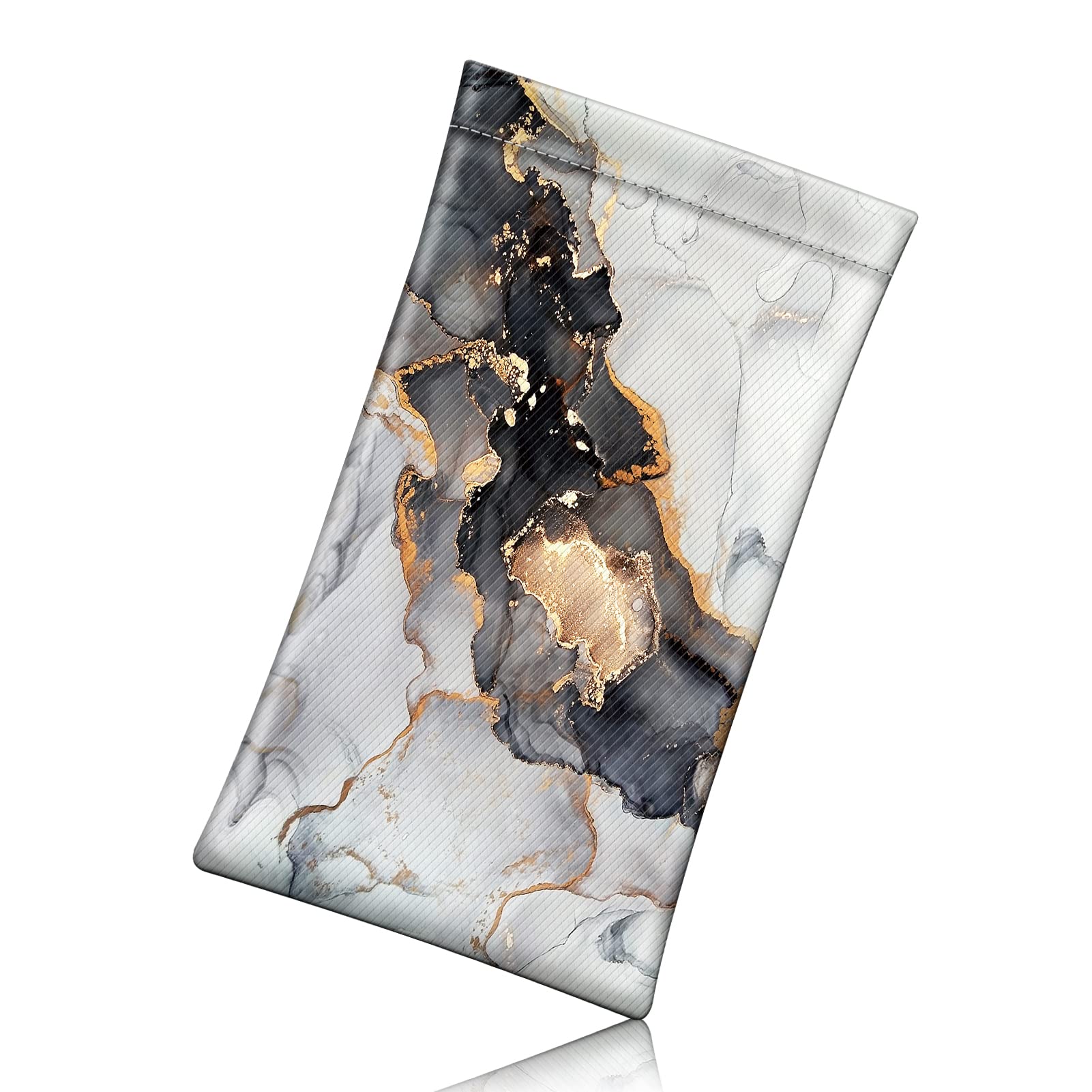 Funda Para Gafas Fintie Cloudy Marble De Piel Vegana Con Tela - Venta Internacional