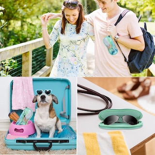 Foto 5 | Funda Para Gafas Fintie Ultraligera Portátil De Neopreno color Esmeralda - Venta Internacional