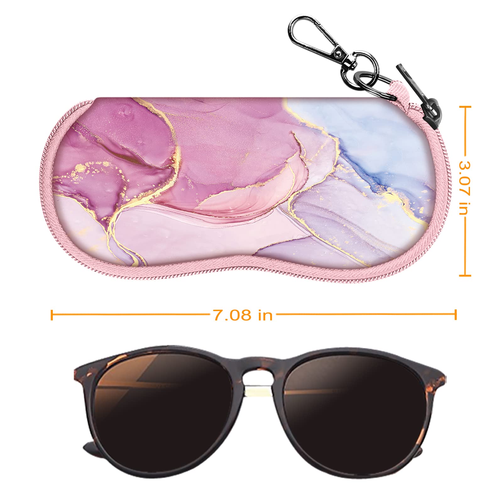 Foto 4 pulgar | Funda Para Gafas Fintie Ultraligera Portátil De Neopreno Con Mosquetón - Venta Internacional