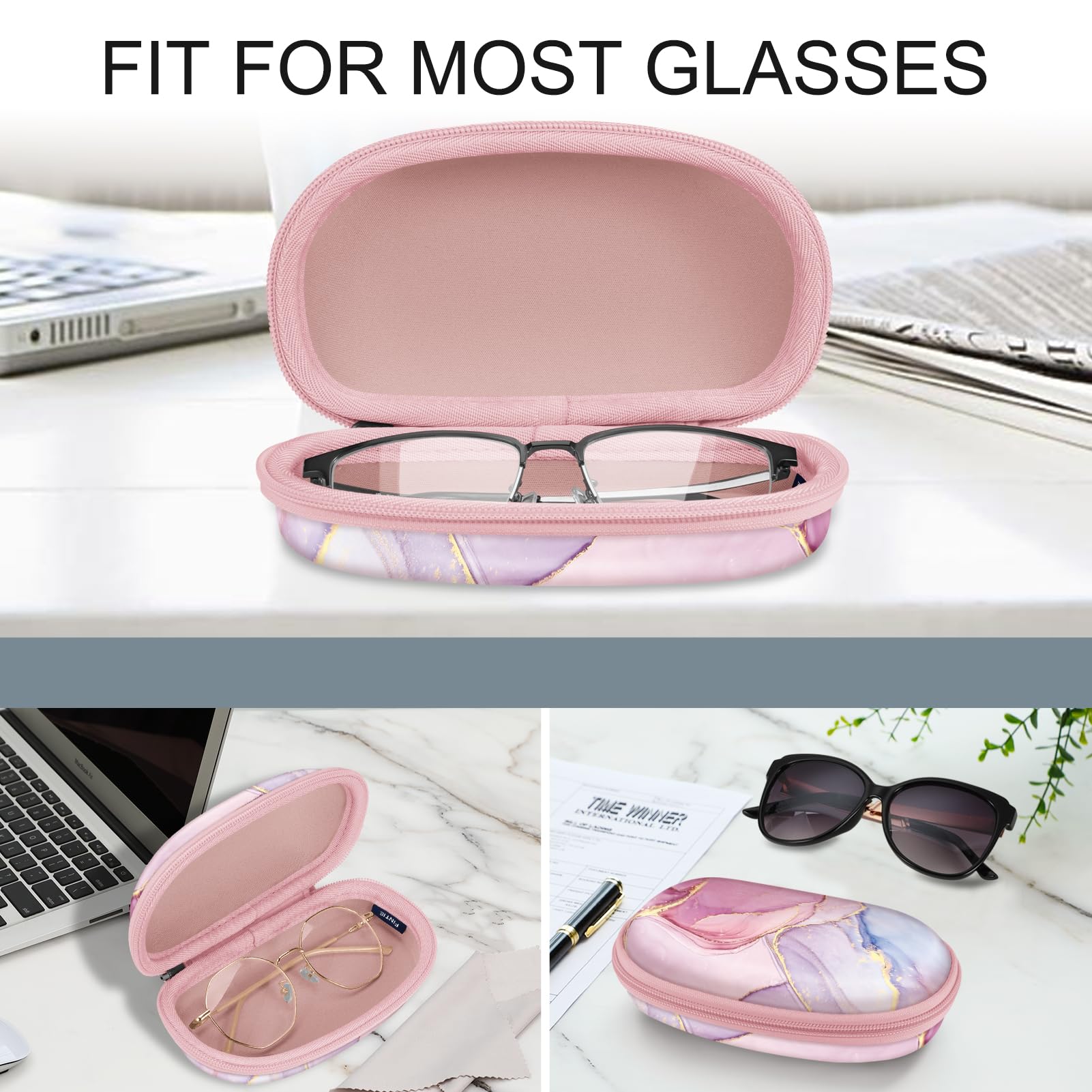 Foto 6 | Funda Para Gafas De Sol Fintie Hard Shell A Prueba De Golpes Con Mosquetón - Venta Internacional