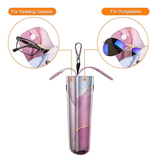 Foto 4 | Funda Doble Para Gafas Fintie Portable De Piel Vegana - Venta Internacional