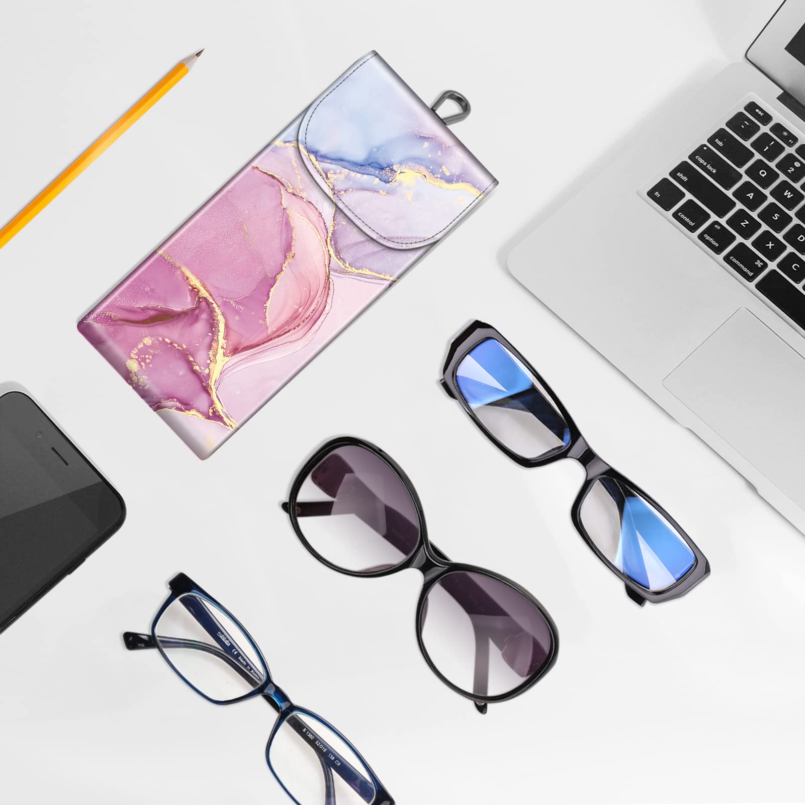 Foto 7 | Funda Doble Para Gafas Fintie Portable De Piel Vegana - Venta Internacional