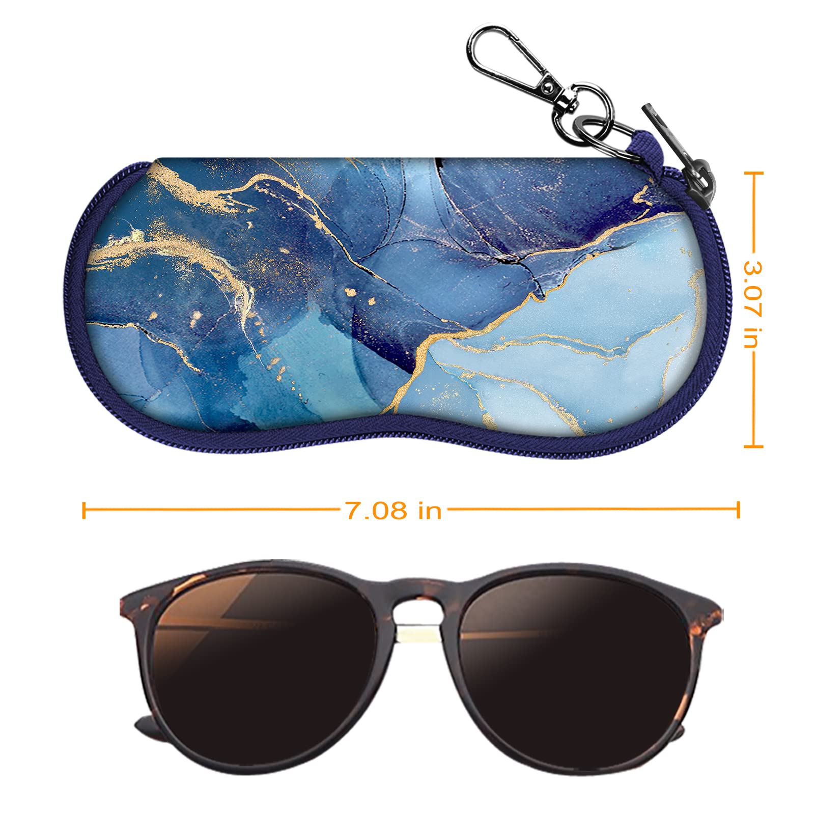 Foto 4 pulgar | Funda para Gafas Fintie Azul Marino - Venta Internacional