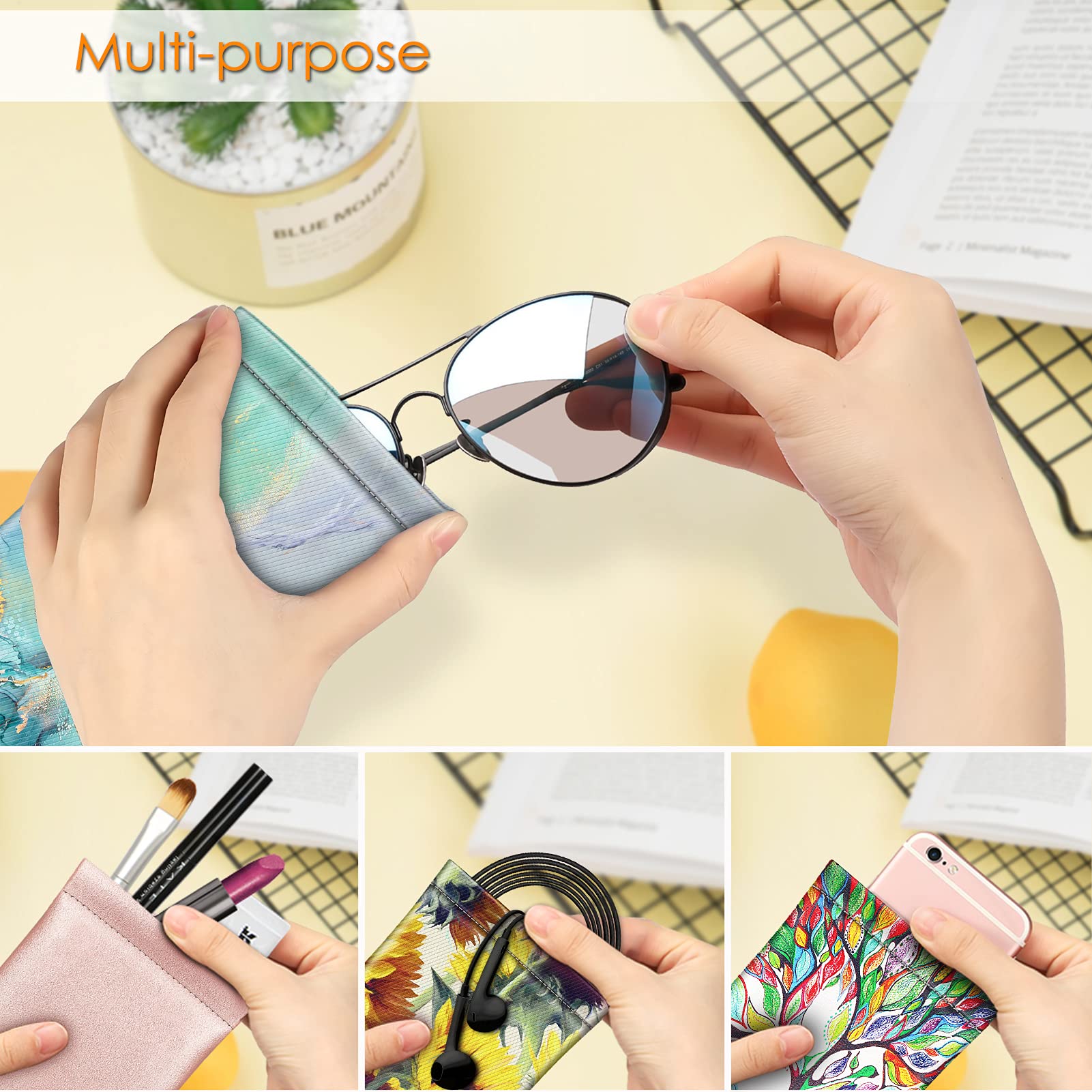 Foto 5 pulgar | Funda para Gafas Fintie 2 Piezas con Paño de Limpieza - Venta Internacional