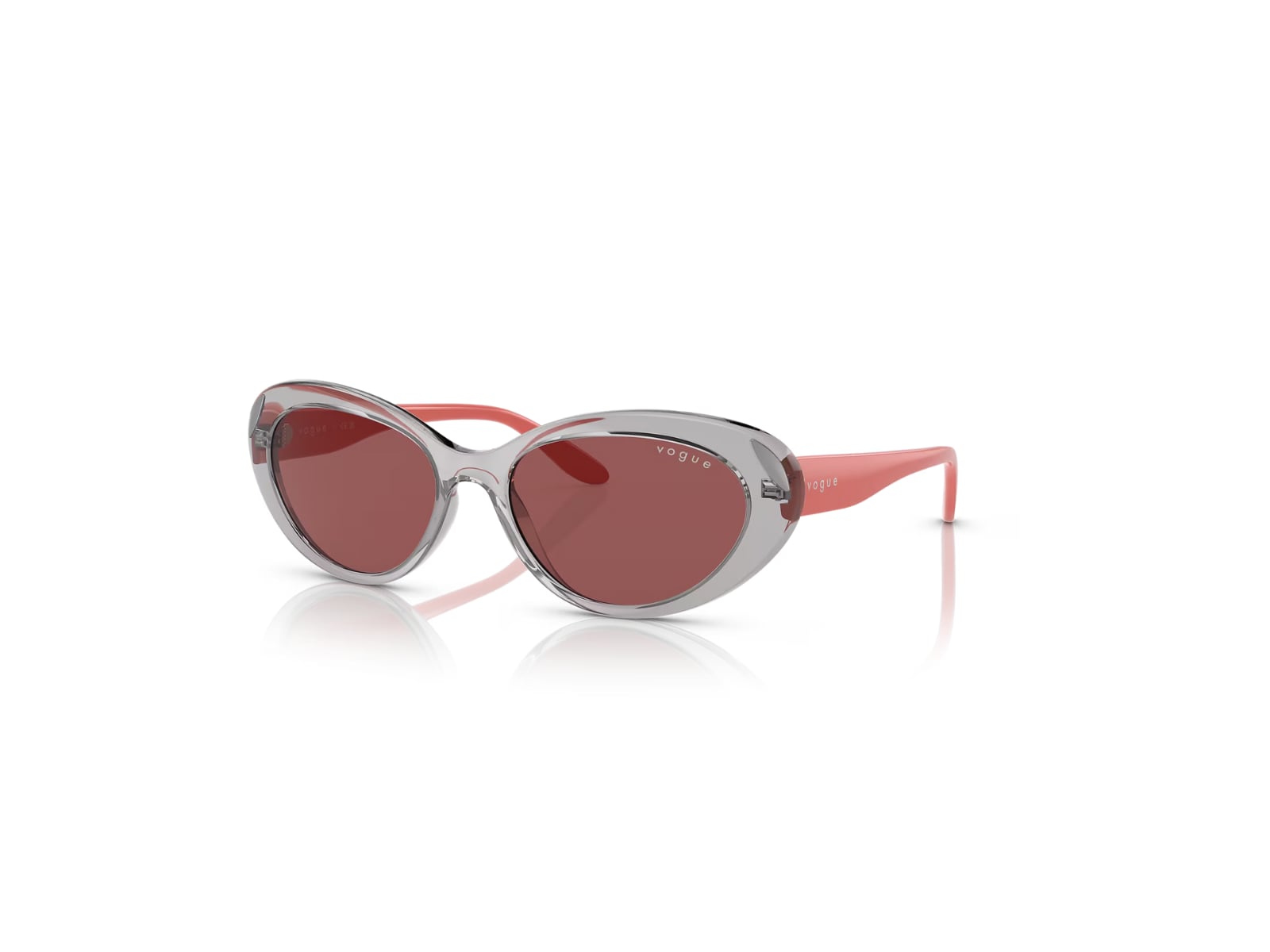 Lentes de Sol Vogue Vo 5456s 272669 Gris Transparente $1,900