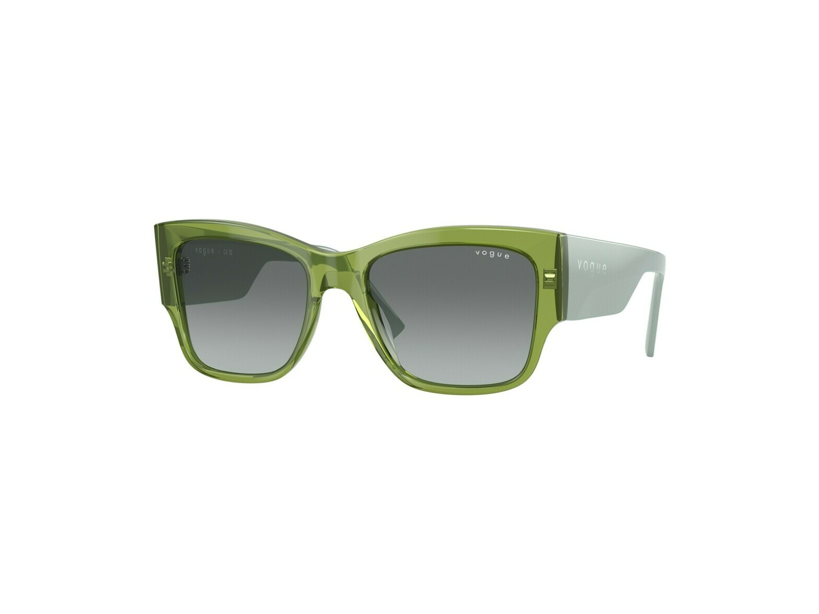 Lentes De Sol Vogue Vo 5462s 295311 Verde Traslúcido