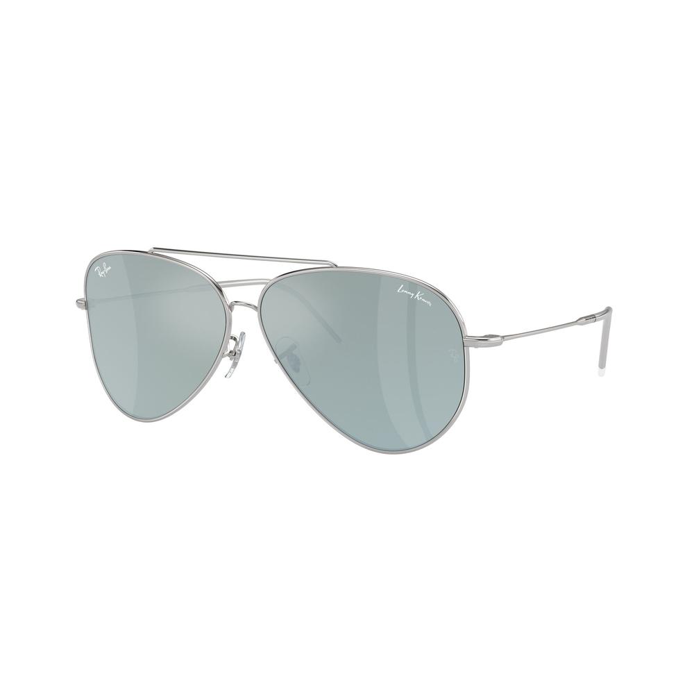 Foto 2 pulgar | Lentes de Sol Ray-Ban Aviator Reverse Plateado para Mujer