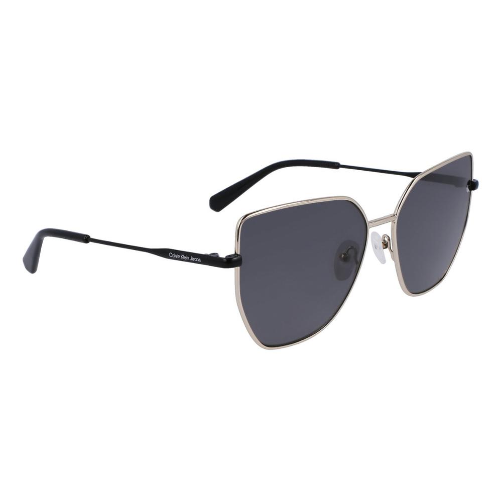 Foto 3 pulgar | Lentes de Sol Calvin Klein Jeans Ckj23202s Dorado y Negro para Mujer