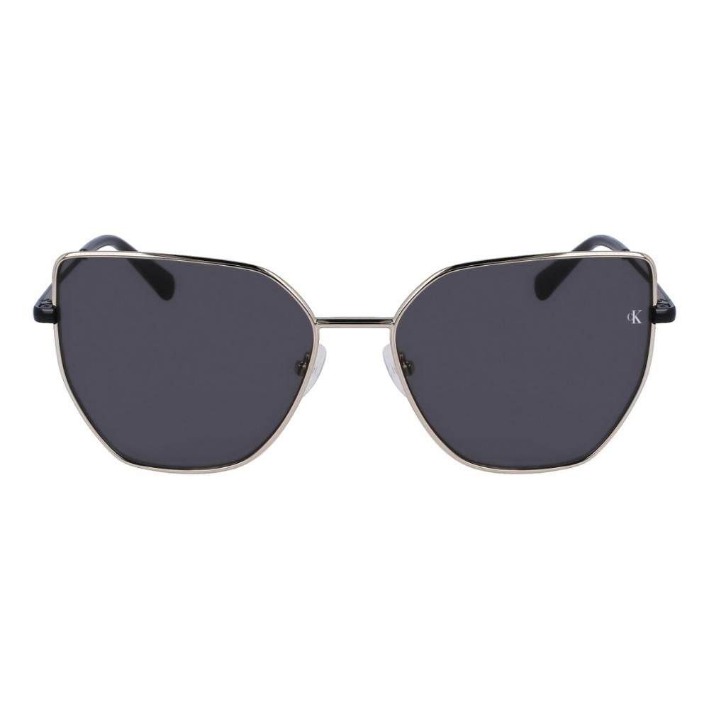 Foto 3 | Lentes de Sol Calvin Klein Jeans Ckj23202s Dorado y Negro para Mujer