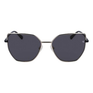 Foto 3 | Lentes de Sol Calvin Klein Jeans Ckj23202s Dorado y Negro para Mujer