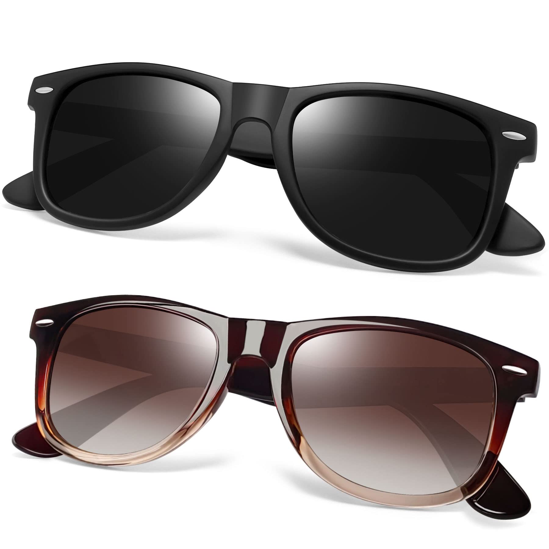Foto 2 pulgar | Gafas de Sol Joopin Square Negras Polarizadas UV400 1 Par Unisex - Venta Internacional