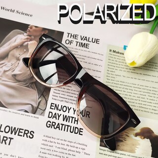 Foto 3 | Gafas de Sol Joopin Square Negras Polarizadas UV400 1 Par Unisex - Venta Internacional