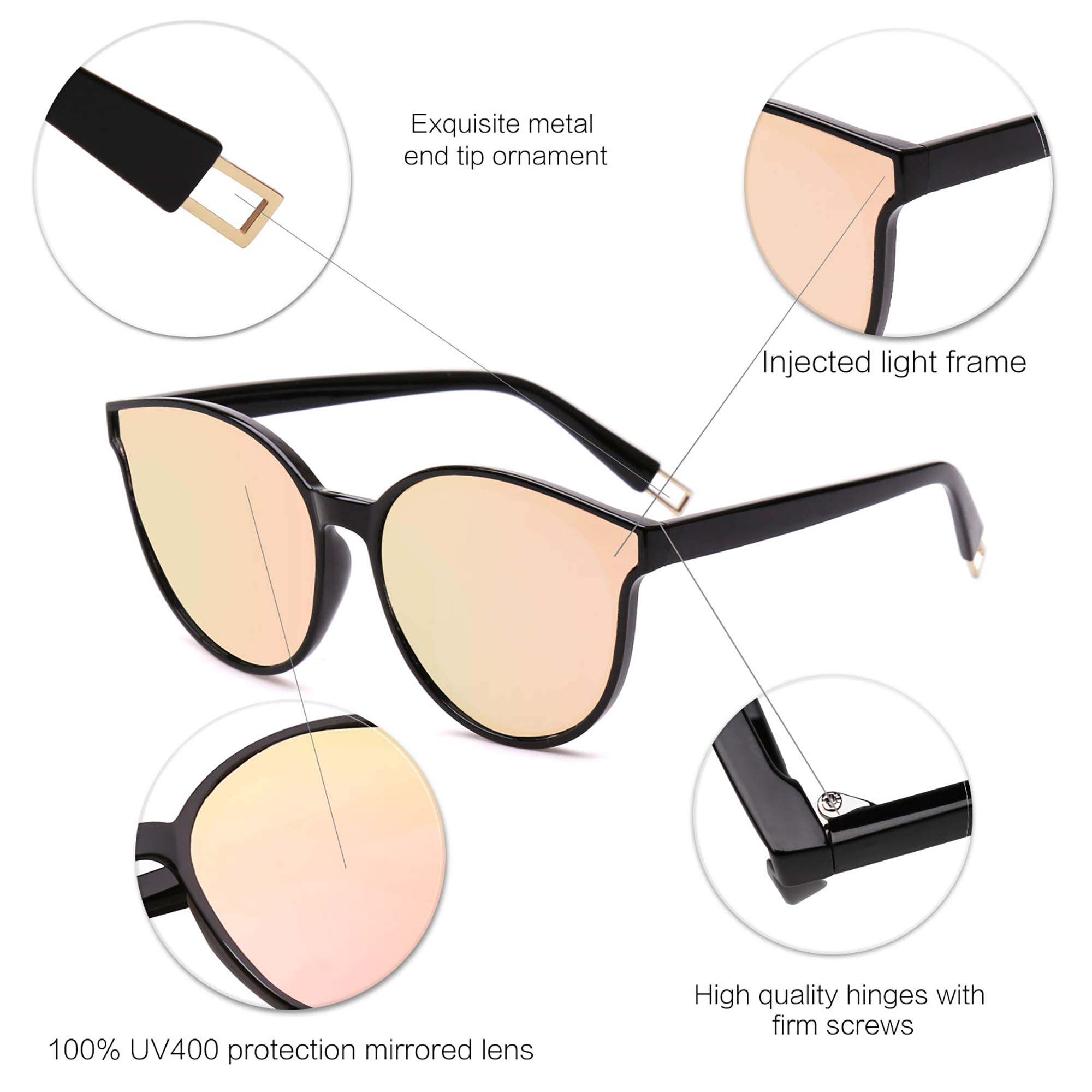 Foto 5 pulgar | Gafas de Sol Sojos Fashion Round Sj2057 para Mujer - Venta Internacional