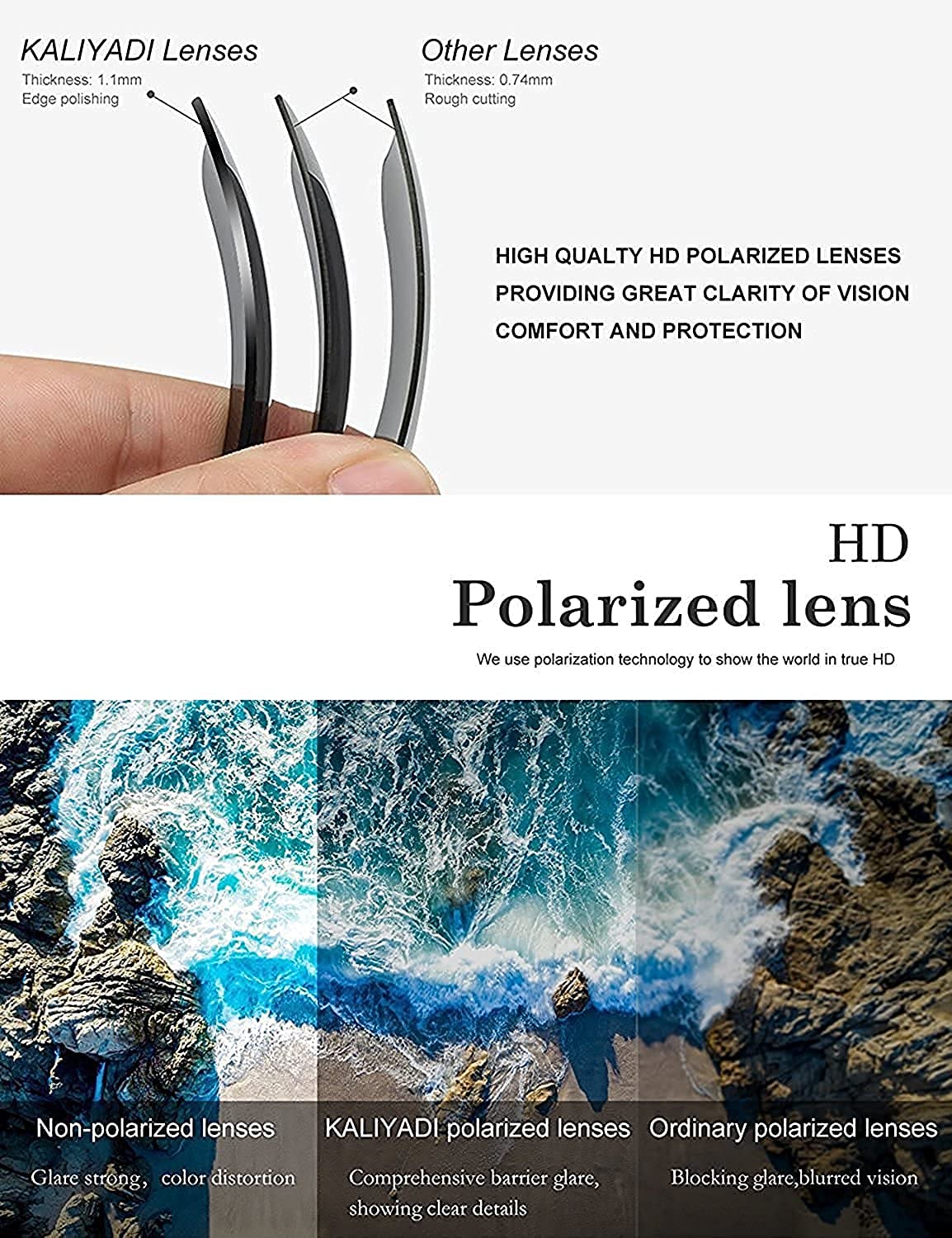 Foto 7 pulgar | Lentes de Sol Kaliyadi 3 Piezas para Mujer-Venta Internacional