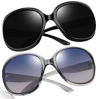 Foto 1 | Gafas de Sol Joopin Oversized Polarized para Mujer Negro Gris - Venta Internacional