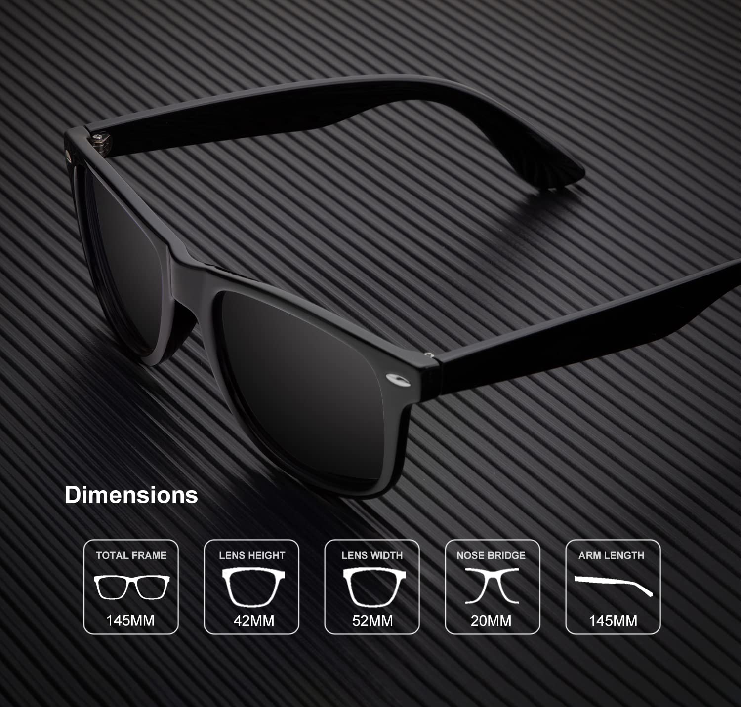 Foto 6 pulgar | Gafas de Sol Kaliyadi Polarizadas con Acabado Mate y Bloqueo Uv 3 Piezas  - Venta Internacional