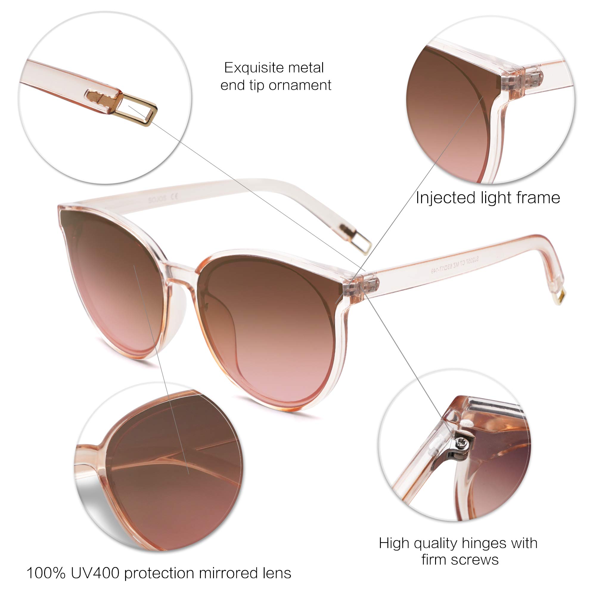 Foto 5 pulgar | Gafas de Sol Sojos Fashion Round Sj2057 para Mujer - Venta Internacional