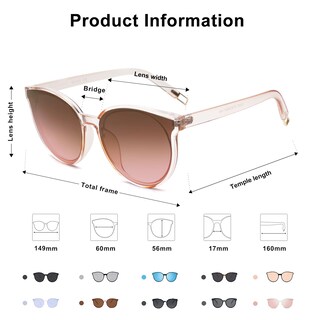 Foto 5 | Gafas de Sol Sojos Fashion Round Sj2057 para Mujer - Venta Internacional