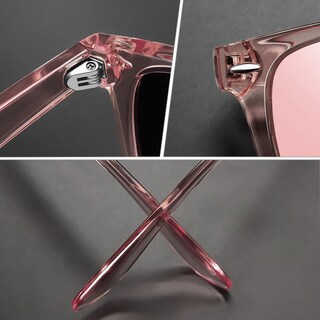 Foto 5 | Gafas de Sol Joopin Square All Pink Retro Sobredimensionadas Polarizadas - Venta Internacional