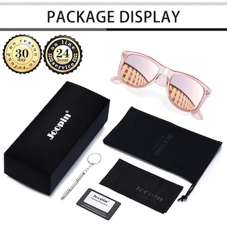Foto 6 | Gafas de Sol Joopin Square All Pink Retro Sobredimensionadas Polarizadas - Venta Internacional