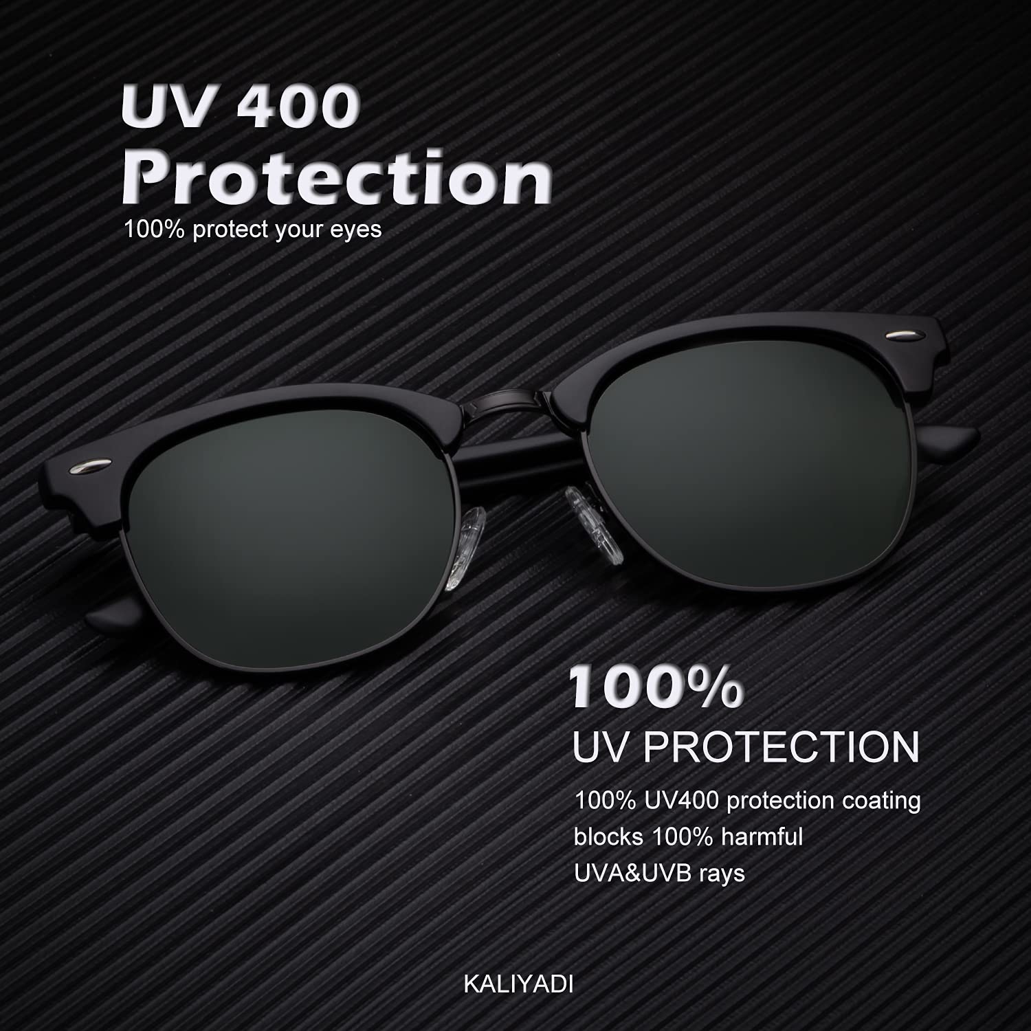 Foto 3 pulgar | Gafas de Sol Kaliyadi Polarizadas Semisin Montura- Venta Internacional