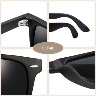 Foto 3 | Gafas de Sol Joopin Trendy Square Polarized UV400 All Black - Venta Internacional