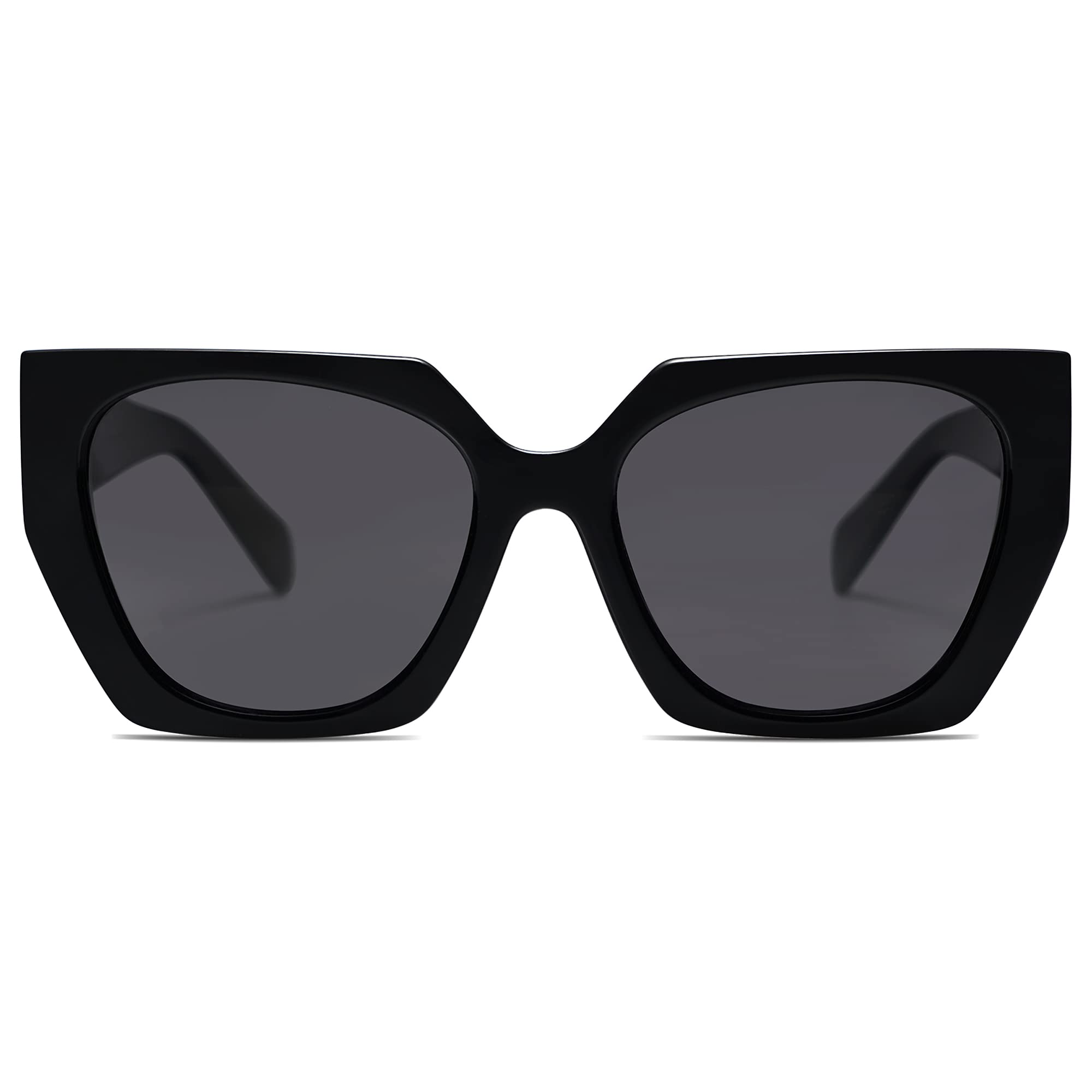 Foto 2 pulgar | Gafas de Sol Sojos Polarizadas Cateye Negras para Mujer - Venta Internacional