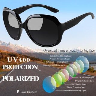 Foto 4 | Gafas de Sol Joopin Trendy Oversized Jackie Butterfly Black - Venta Internacional