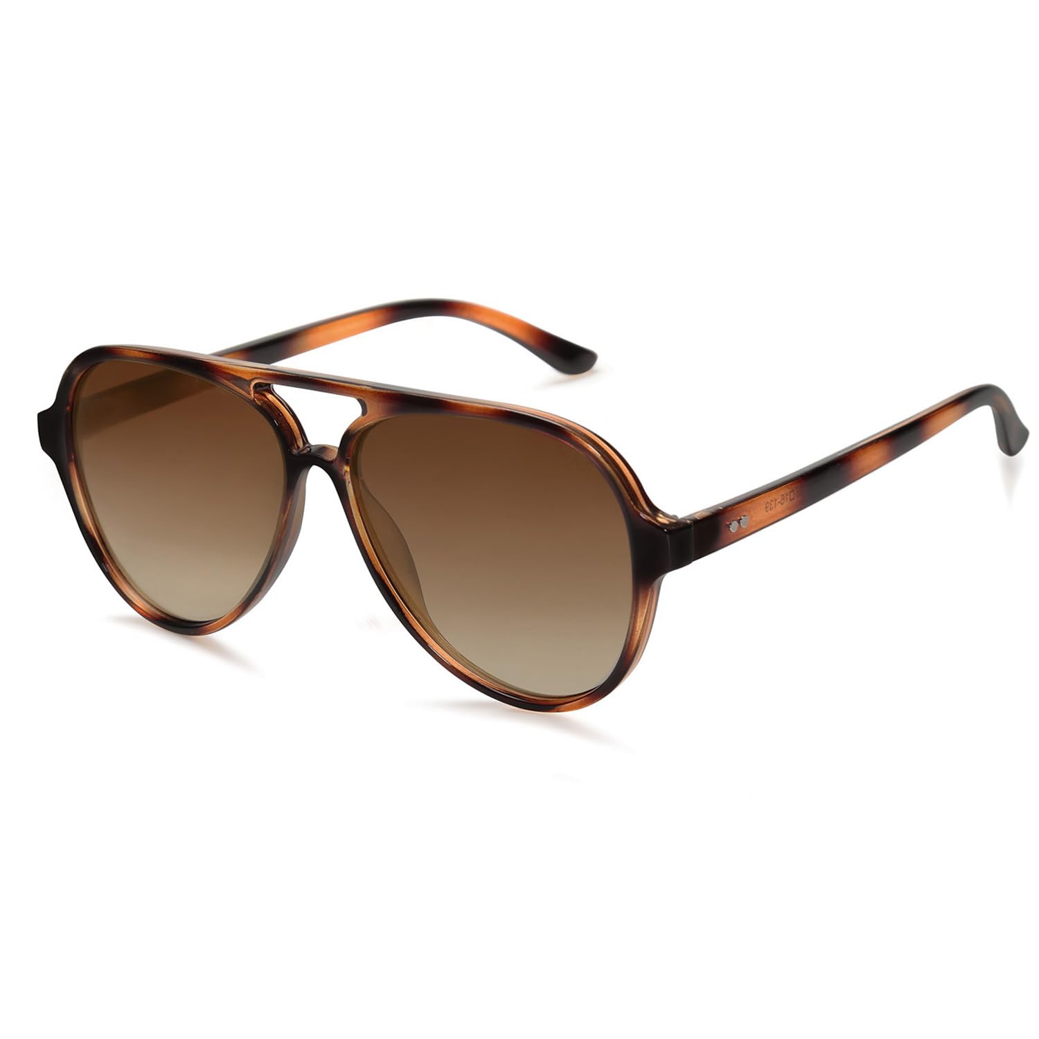 Gafas De Sol Sojos Aviator Sj2201 Polarizadas Retro Marrón - Venta Internacional.