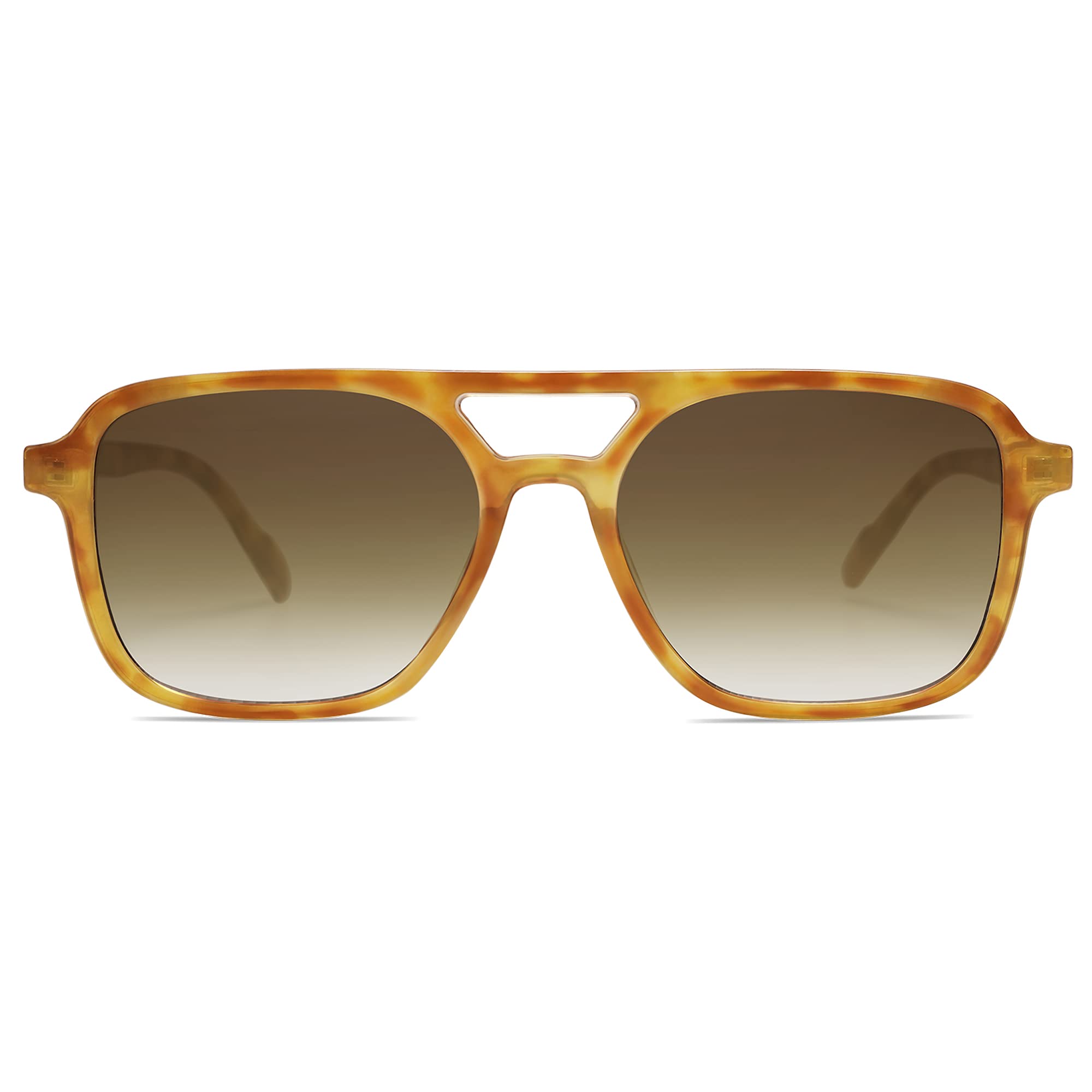 Foto 4 pulgar | Gafas De Sol Sojos Retro Aviator Sj2202 Con Montura En Forma De Tortuga Amarilla - Venta Internacional.