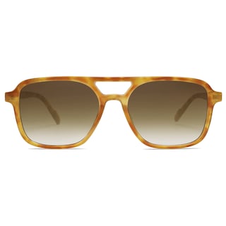 Foto 3 | Gafas De Sol Sojos Retro Aviator Sj2202 Con Montura En Forma De Tortuga Amarilla - Venta Internacional.