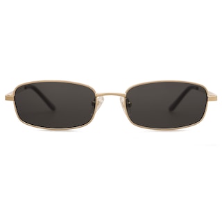 Foto 1 | Gafas De Sol Sojos Y2k Rectángulo Estrecho Sj1187 Dorado/gris Uv400 - Venta Internacional.