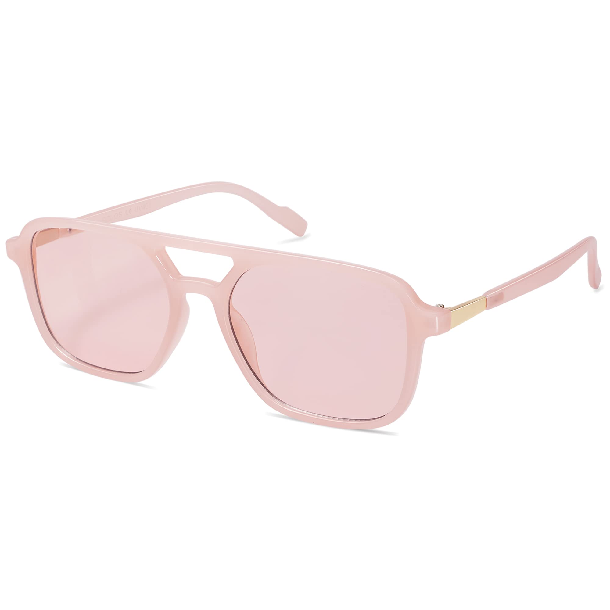 Foto 2 pulgar | Gafas de Sol Sojos Retro Aviator Sj2202 Milky Pink para Mujeres Y Hombres - Venta Internacional