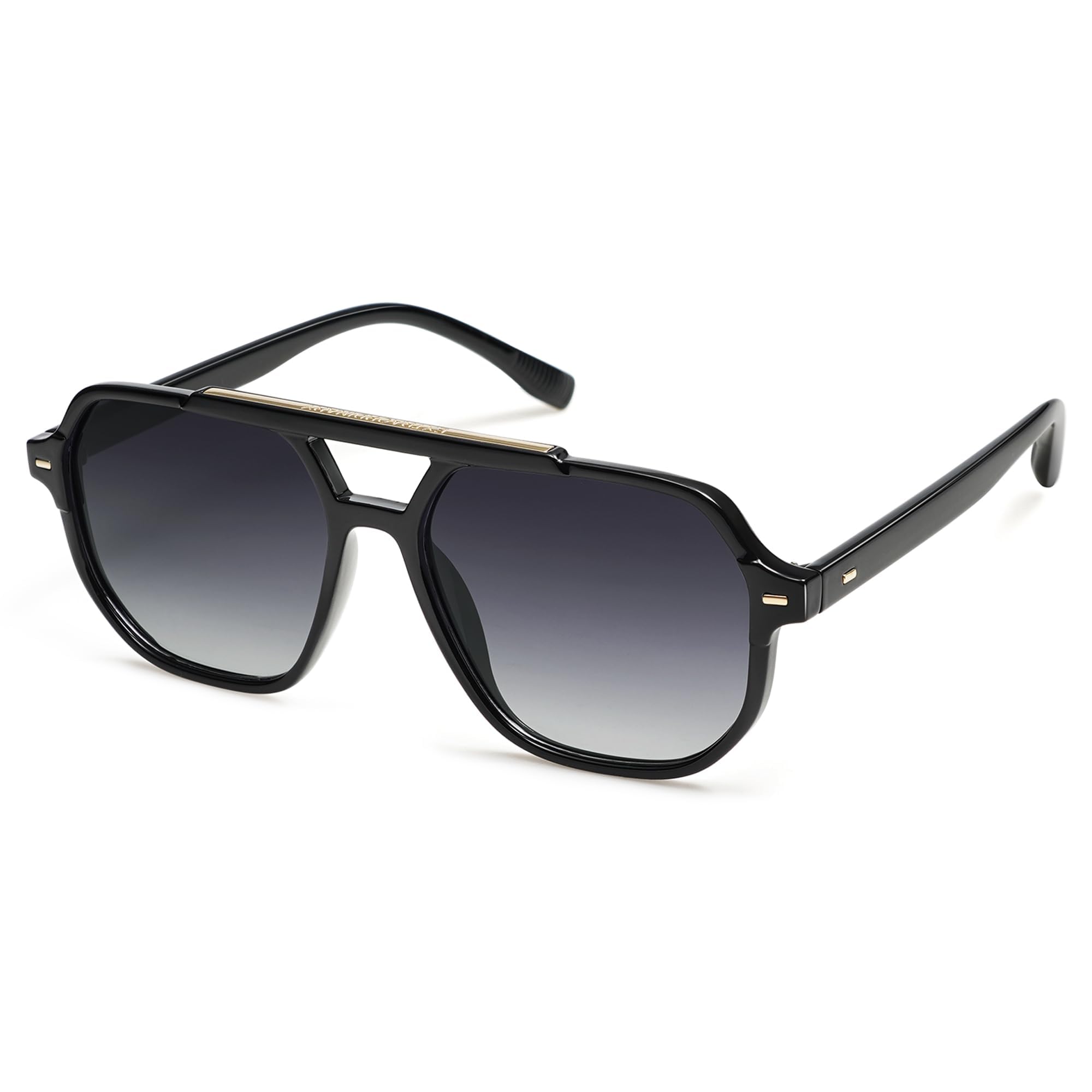 Foto 2 pulgar | Gafas de Sol Sojos Retro Aviator Polarized Sj2283 con Lente Negra Y Gris - Venta Internacional