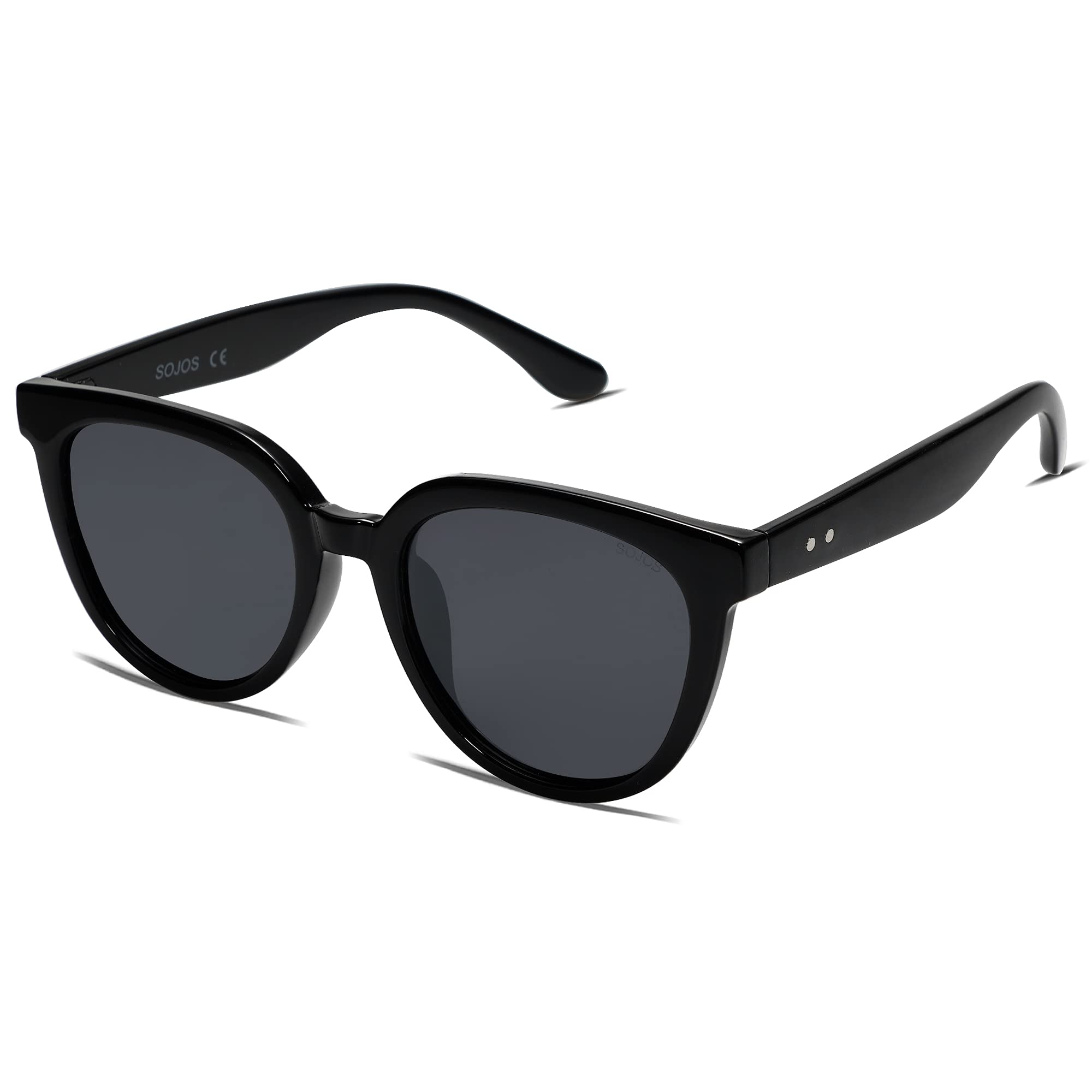 Foto 4 pulgar | Gafas de Sol Sojos Sj2175 Redondas Polarizadas Negras para Mujer - Venta Internacional