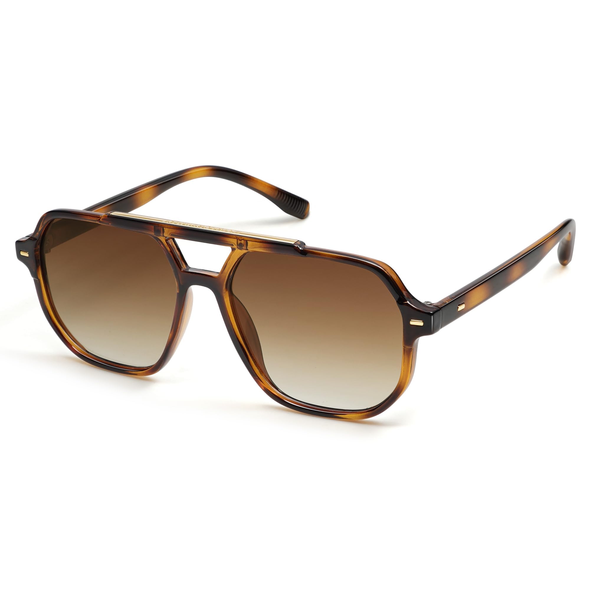 Gafas de Sol Sojos Retro Aviator Polarized Sj2283 Marrón - Venta Internacional