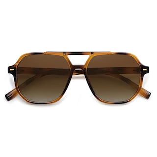 Foto 3 | Gafas de Sol Sojos Retro Aviator Polarized Sj2283 Marrón - Venta Internacional