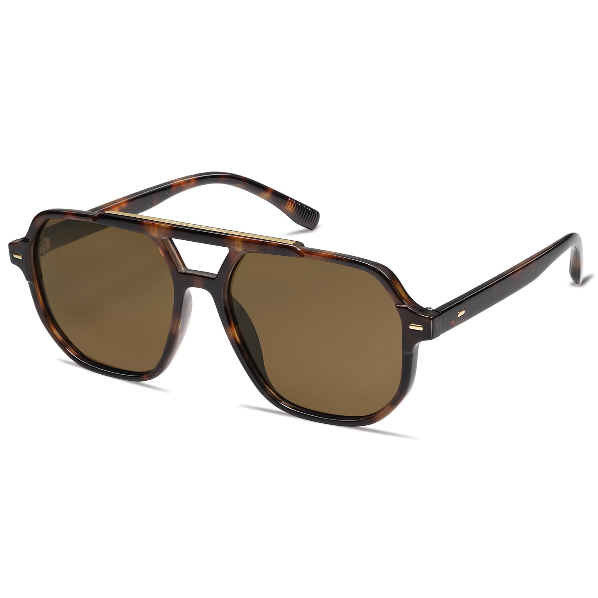 Foto 2 pulgar | Gafas de Sol Sojos Retro Aviator Polarized Tortoise Unisex - Venta Internacional