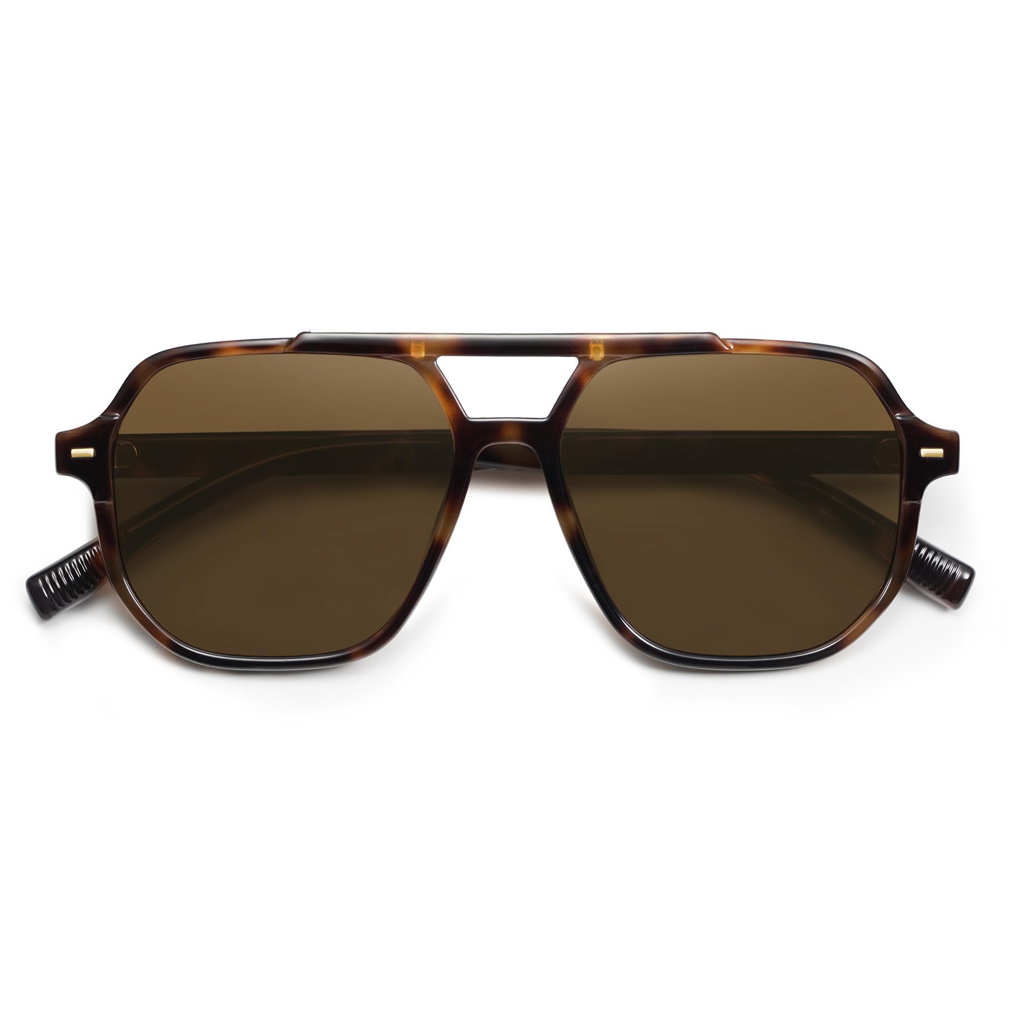 Foto 4 pulgar | Gafas de Sol Sojos Retro Aviator Polarized Tortoise Unisex - Venta Internacional