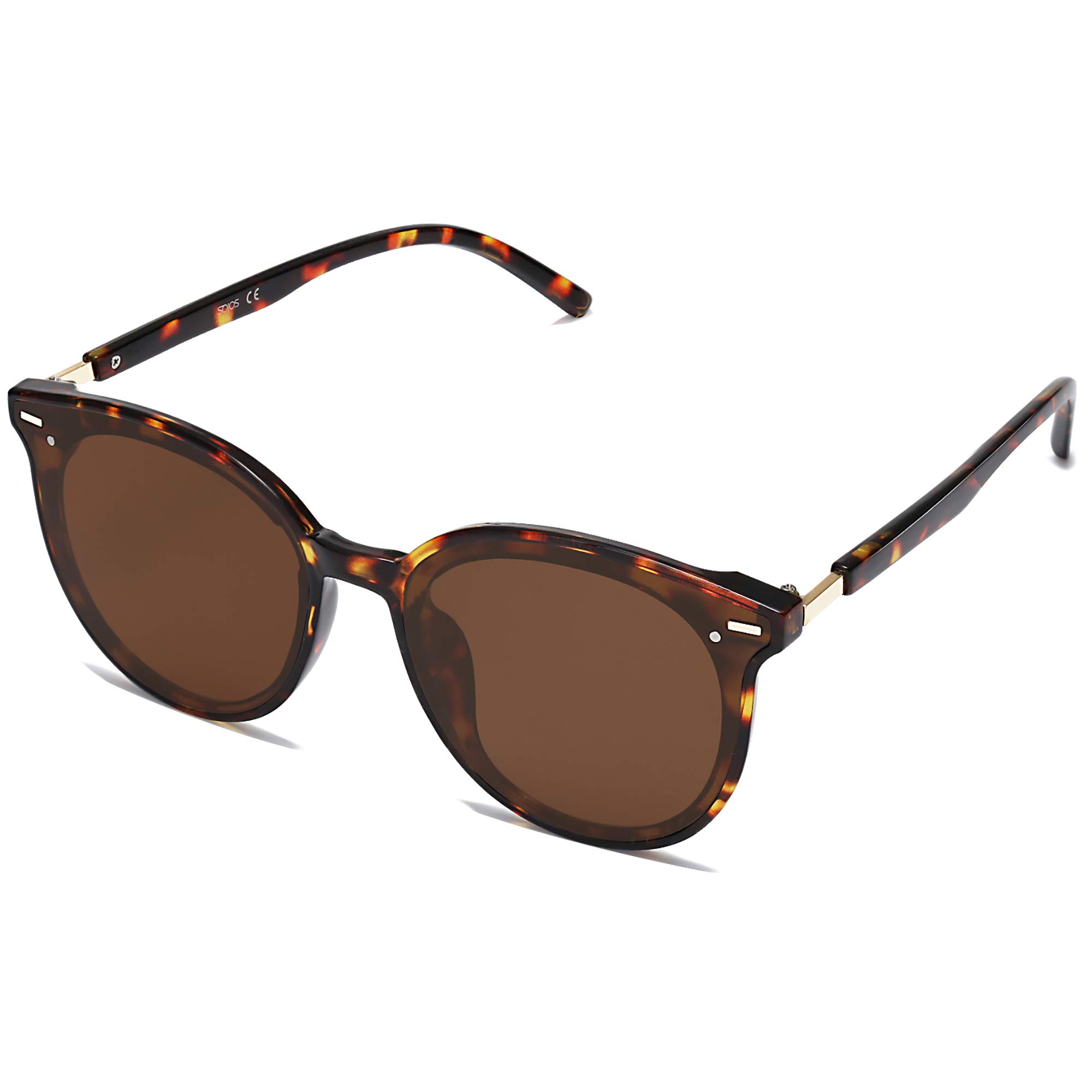 Lentes de Sol Sojos Classic Round Blossom SJ2067 Tortoise/Marrón - Venta Internacional