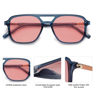 Foto 4 | Gafas de Sol Sojos Retro Aviator Unisex - Venta Internacional