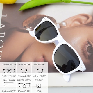 Foto 3 | Gafas de Sol Joopin Trendy Square Oversized Polarized Uv400 - Venta Internacional
