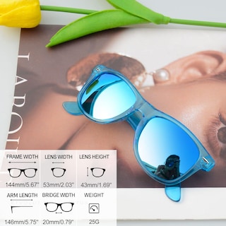 Foto 3 | Gafas de Sol Joopin Trendy Square Oversized Polarized Uv400 - Venta Internacional