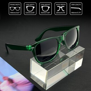 Foto 4 | Gafas de Sol Joopin Square Oversized Polarized Uv400 Verde - Venta Internacional