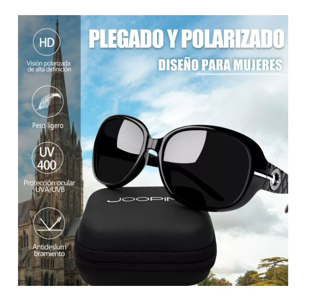 Foto 5 pulgar | Lentes de Sol Joopin Plegables para Mujer Uv400