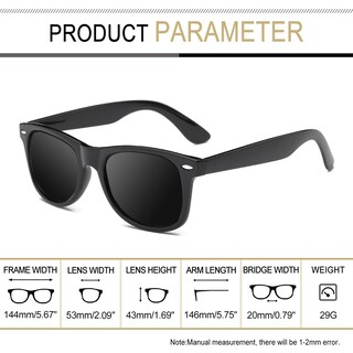 Foto 5 | Lentes de Sol Joopin 2 Piezas Unisex-Venta Internacional