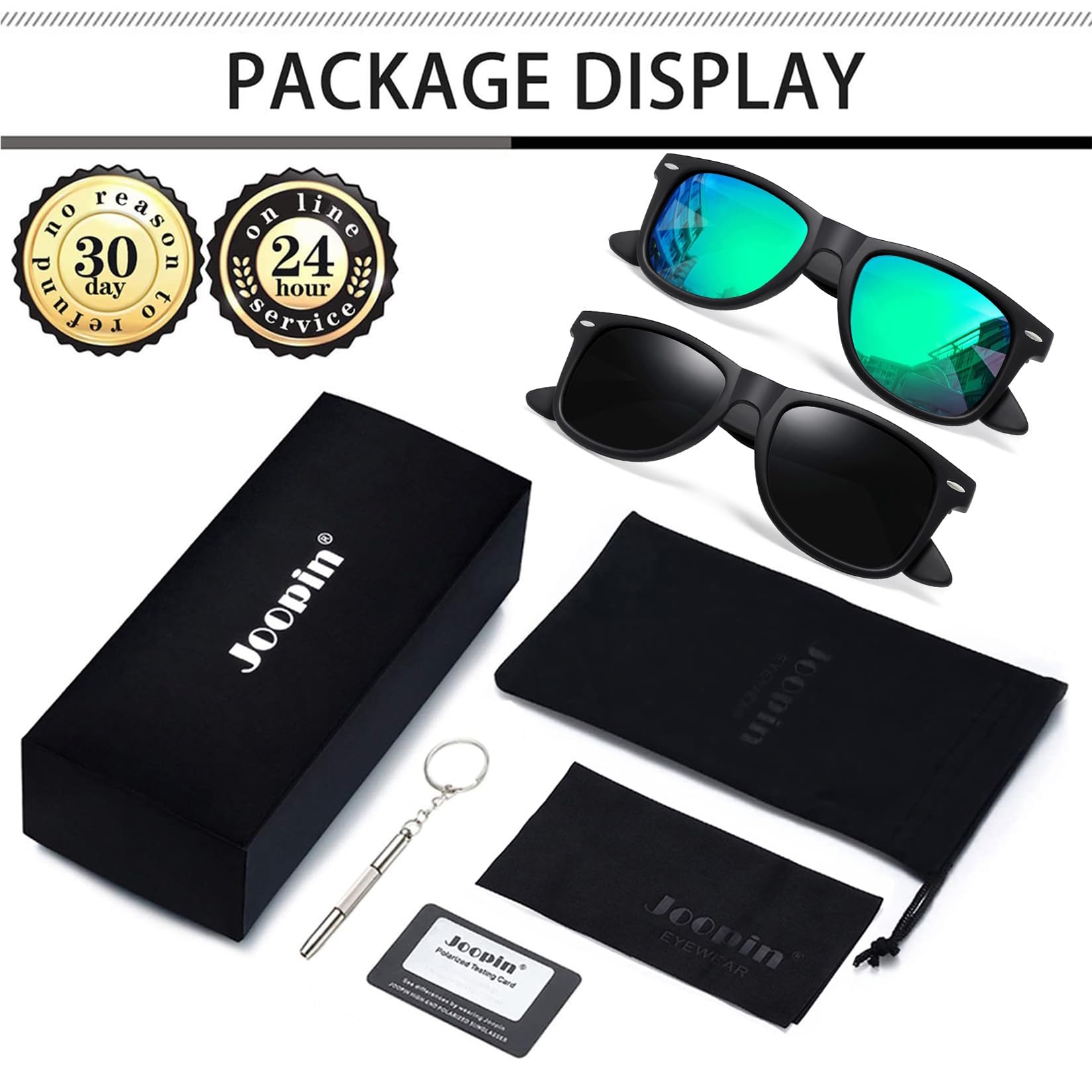 Foto 7 pulgar | Lentes de Sol Joopin 2 Piezas Unisex-Venta Internacional