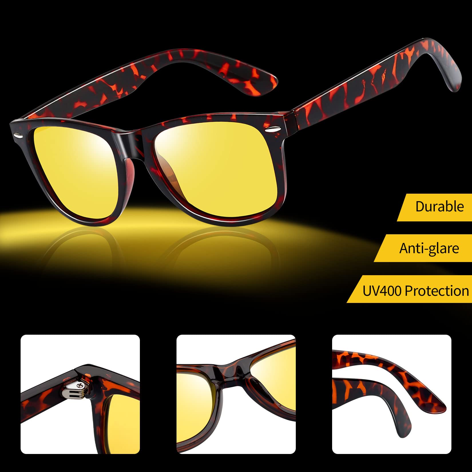 Foto 7 pulgar | Lentes de Sol Joopin Cafés Unisex-Venta Internacional