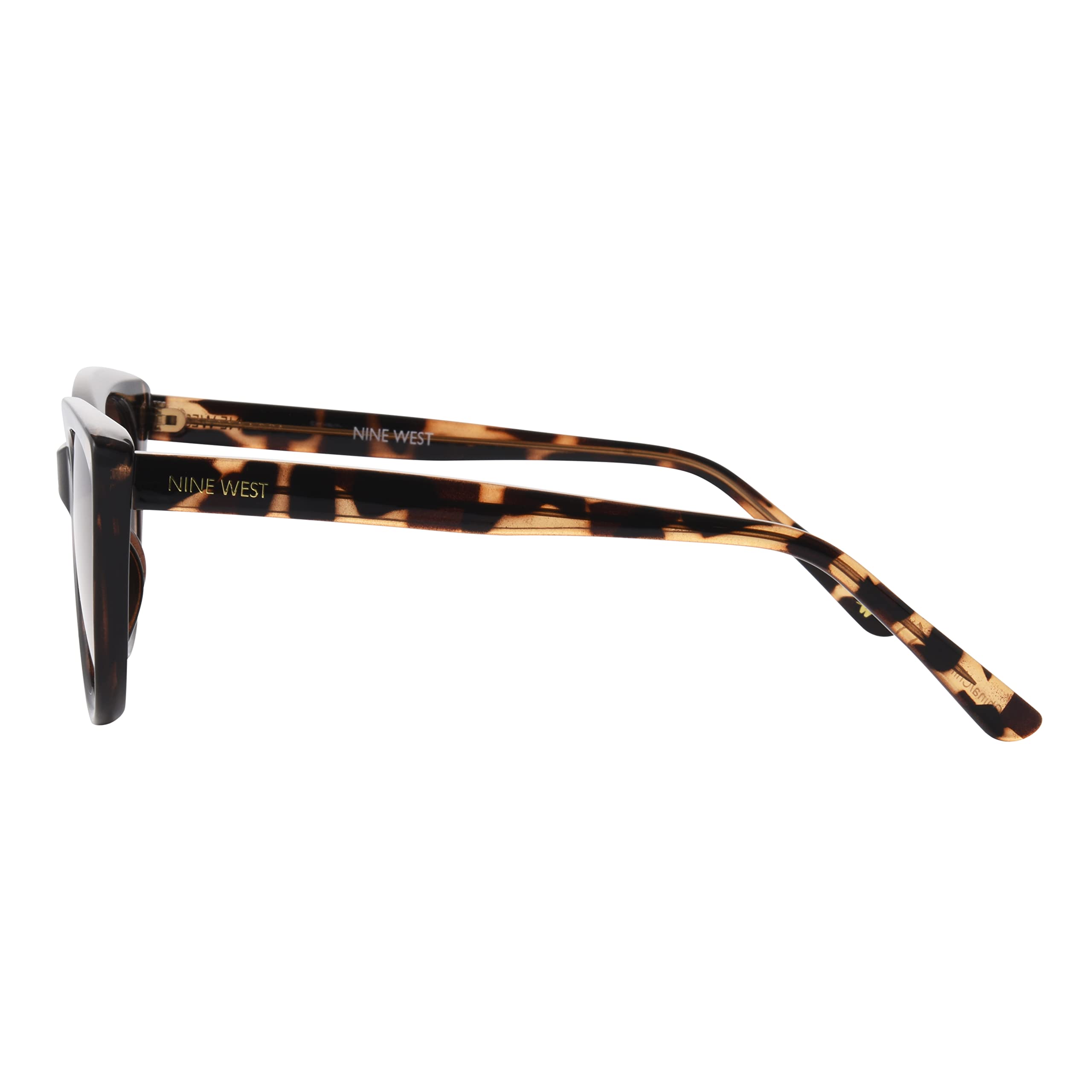 Foto 5 pulgar | Gafas De Sol Nine West Cora Cat Eye Brown Tortoise Para Mujer - Venta Internacional.