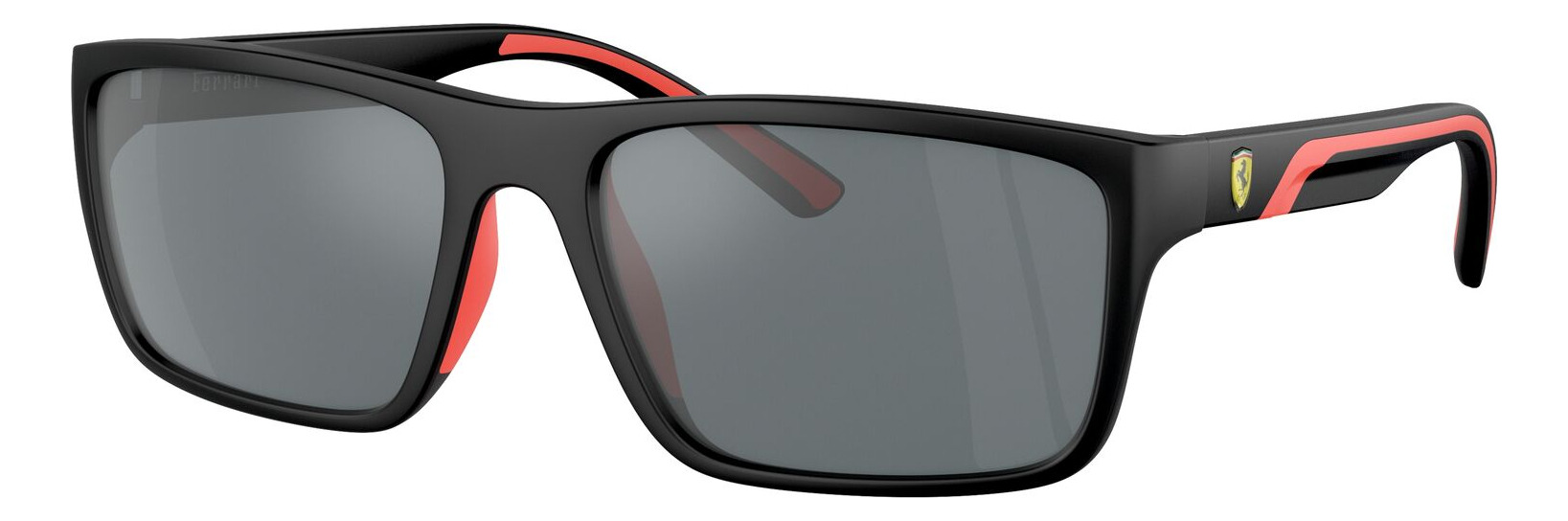 Lentes De Sol Fz6003u Gris Espejado Y Negro Ferrari Scuderia